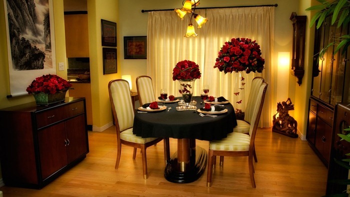 Романтичный ужин дома