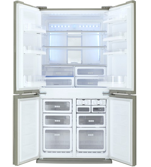 Sharp SJ-FP97VBK – тихий холодильник
