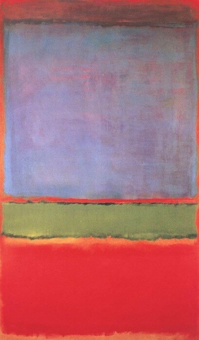 Марк Ротко «№ 6 (Фиолетовое, зелёное и красное)», 1951 