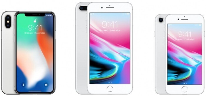 Новинки Apple: iPhone 8 и iPhone X