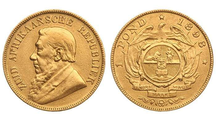 Фунт ЮАР, 1898 год