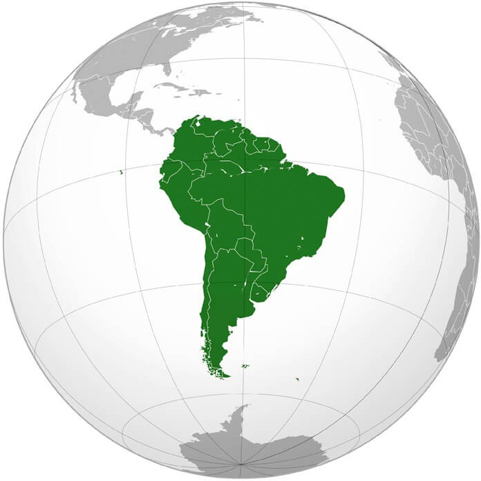 Материк Южная Америка 