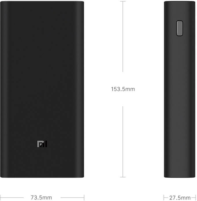 Xiaomi Mi Power Bank 3 Pro 20000 лучший универсальный внешний аккумулятор