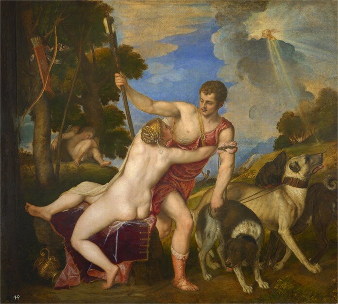 Тициан, «Венера и Адонис»