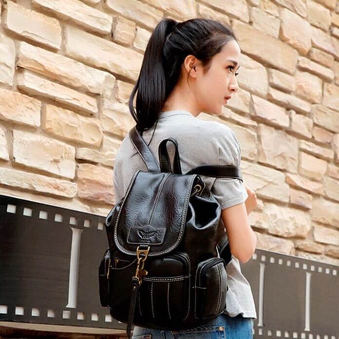 Eco-leather backpack | Fashion Trends for Teenage Girls in 2020