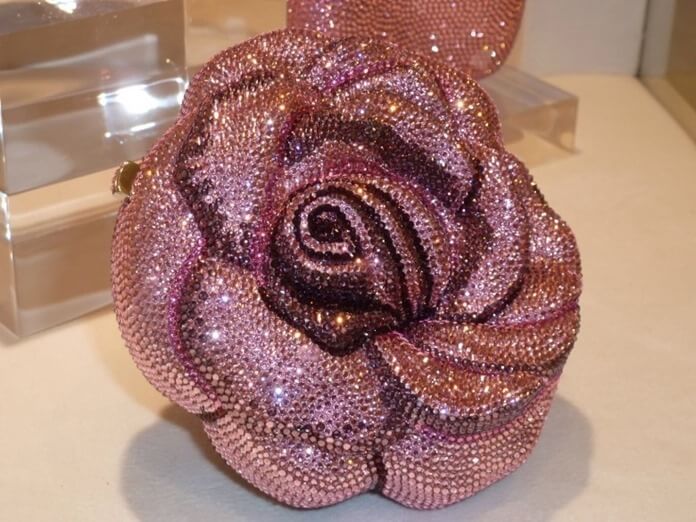 Judith Leiber Precious Rose