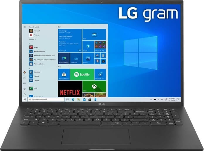 LG gram 17 – хороший офисный ноутбук