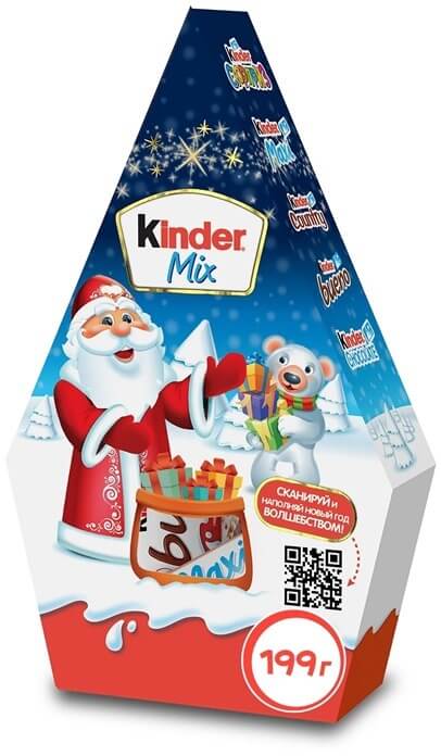 Набор конфет Kinder Mix как вариант новогоднего подарка