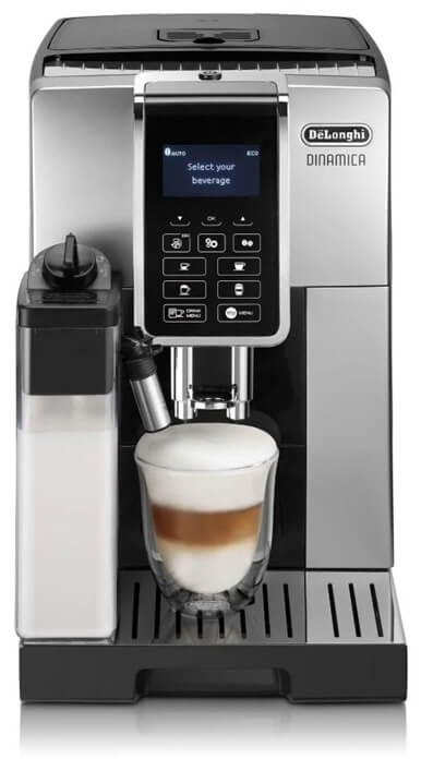 De'Longhi Dinamica ECAM 350.55 лучшая автоматическая кофемашина для дома