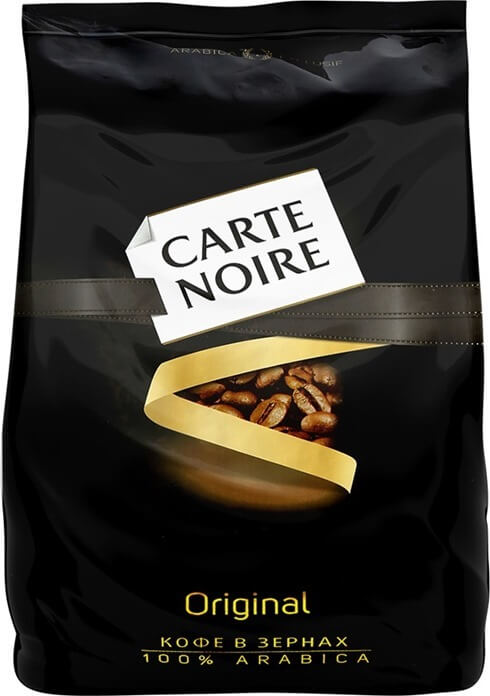 Carte Noire Original в топ-10 кофе в зернах для кофемашины