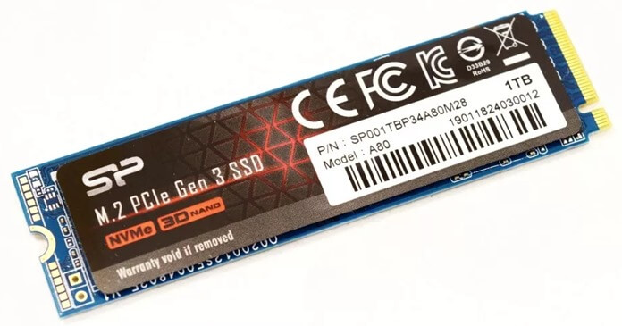 Silicon Power 1 ТБ M.2 SP001TBP34A80M28 самый дешевый SSD из надежных