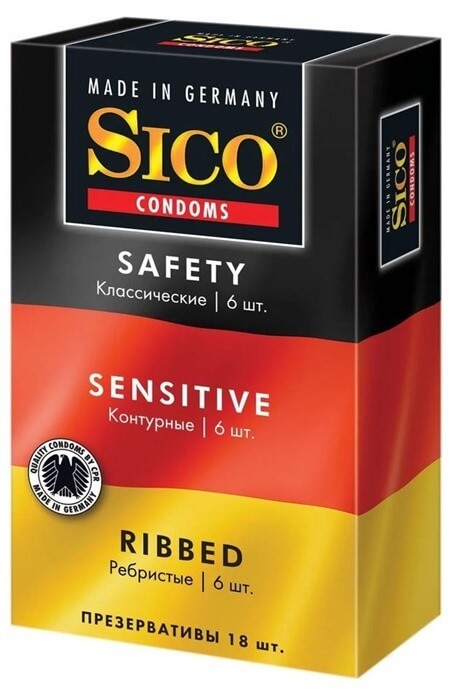 Sico Safety, Sensitive, Ribbed
