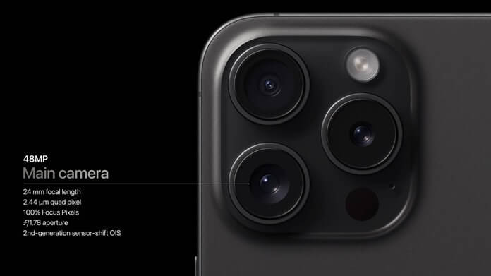 Камеры iPhone 15 Pro 