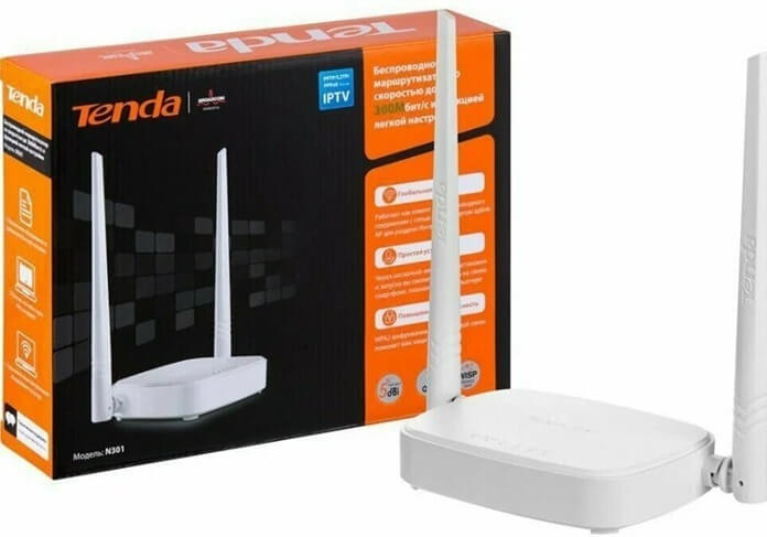 Wi-Fi роутер Tenda N301 RU