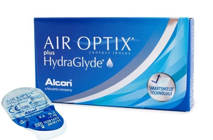 Линзы на месяц Alcon, Air Optix plus HydraGlyde
