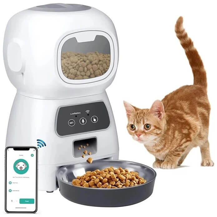 Автоматическая кормушка Pets&mom, для грызунов, кошек, собак, кроликов, хорьков