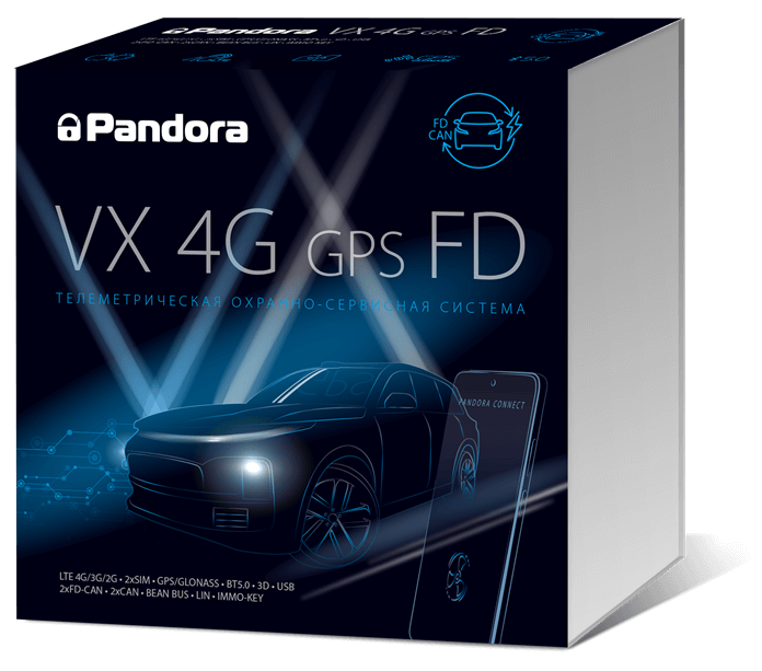 Автосигнализация Pandora VX-4G GPS FD