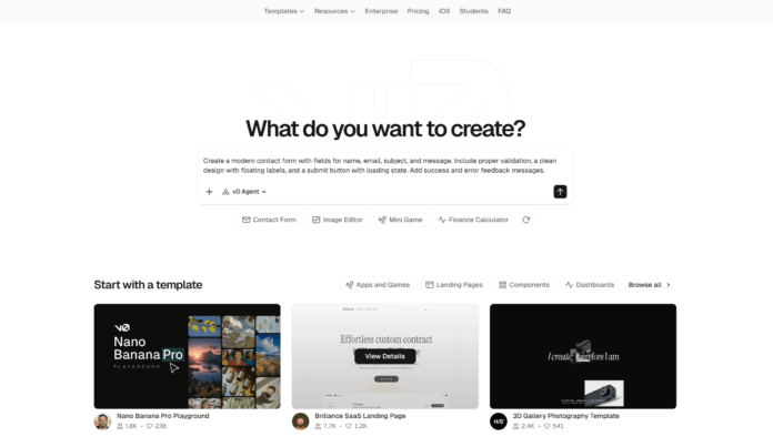 Интерфейс V0